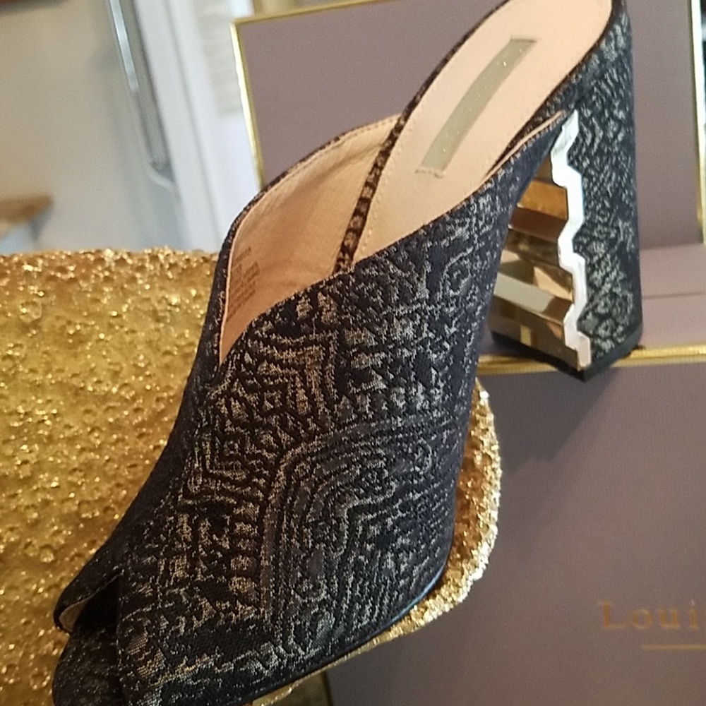 LOUISE et CIE | Ladder Heel Brocade NIB - Picture 8 of 8